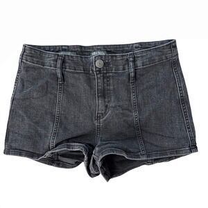 Wild Fable Womens Black Wash Denim Super High Rise Shorts‎ Size 6